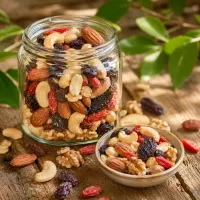 Jar com mix de castanhas